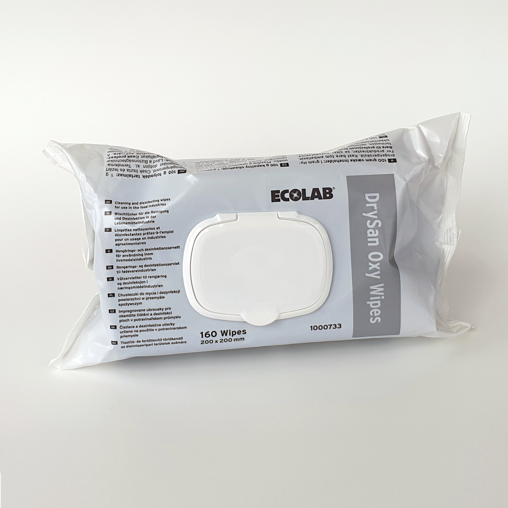 ECOLAB Drysan Oxy Wipes 160 szt Clever Cleaning